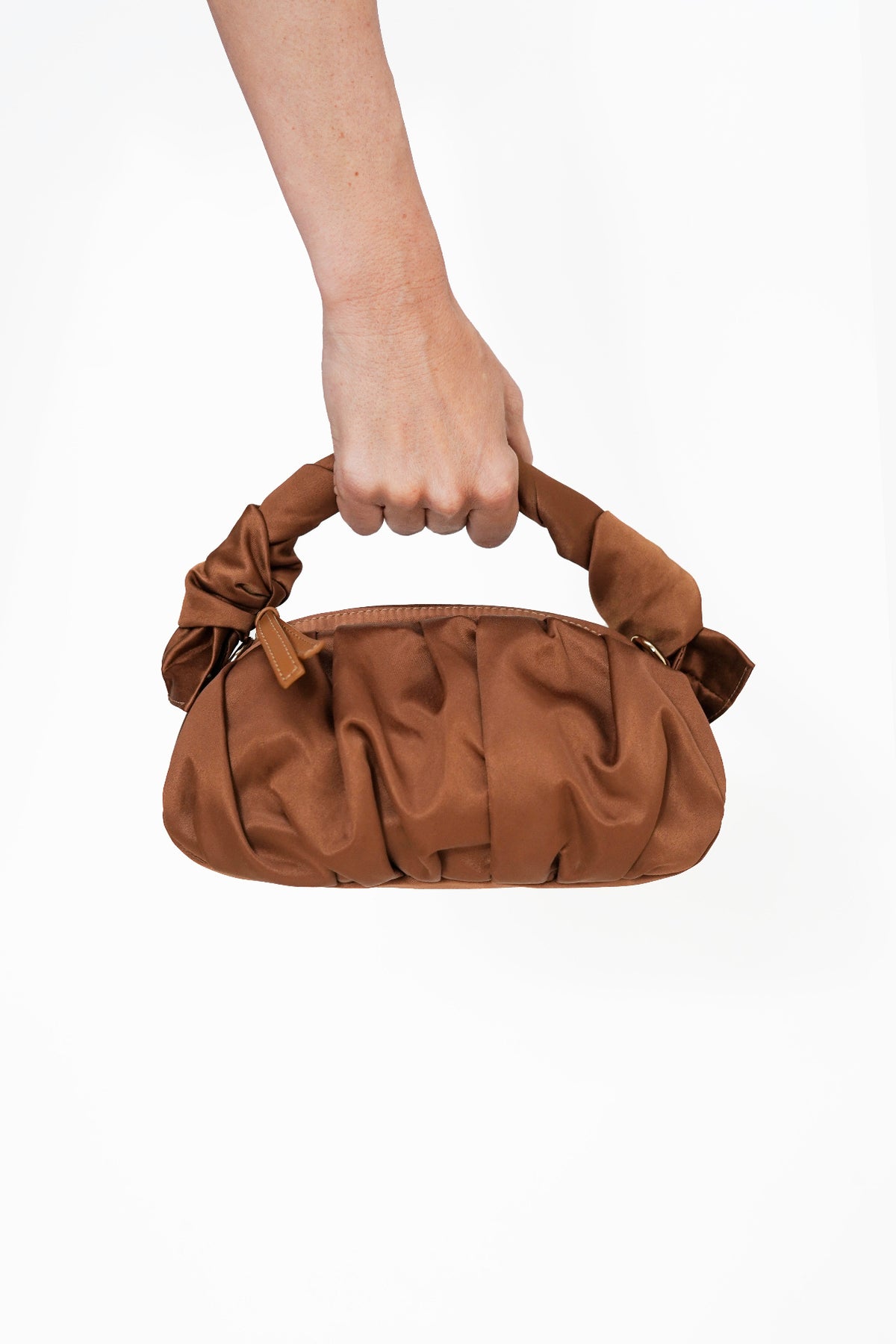 MOI&SASS SATIN CAMEL BAG