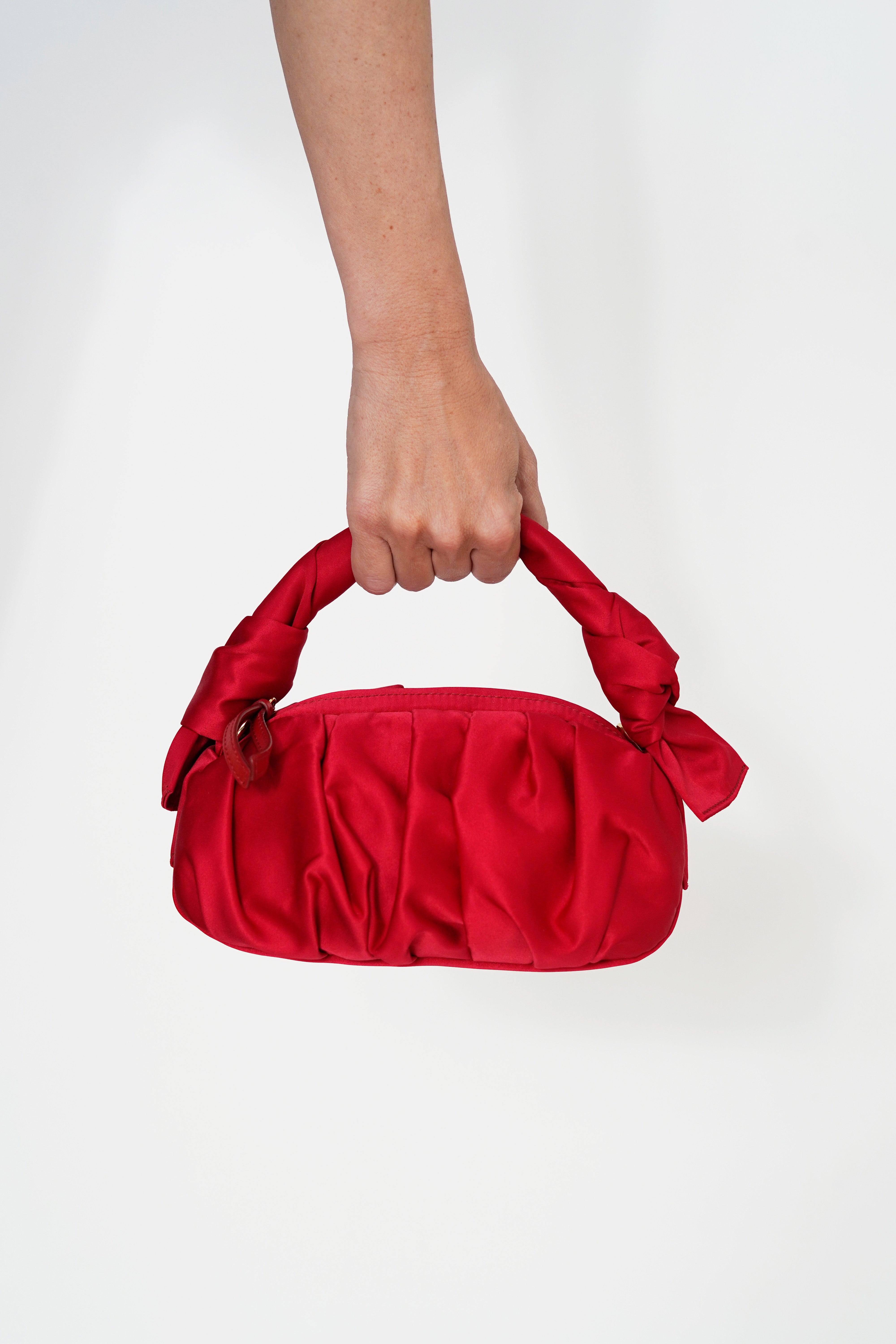 MOI&SASS SATIN RED BAG