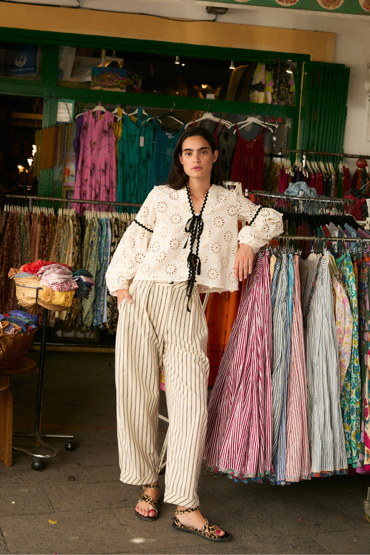 PANTALON MAR RAYA NEGRO