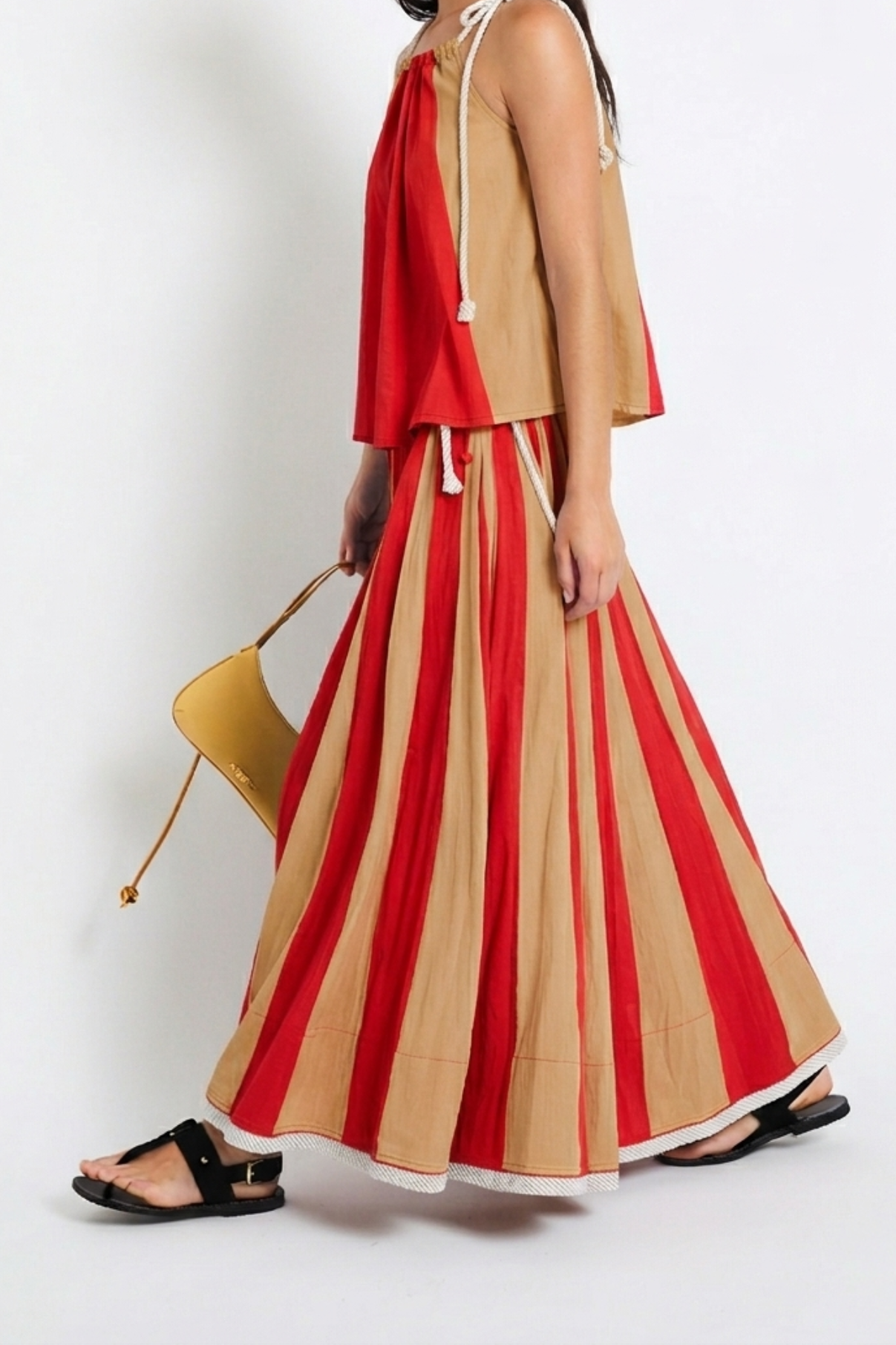 TOP CIRCO VOILE CAMEL