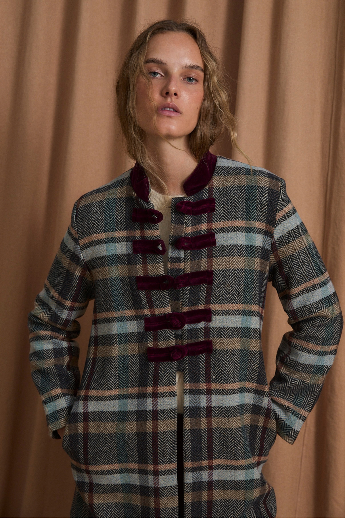 ABRIGO CHINISKI COTSWOLDS AZUL