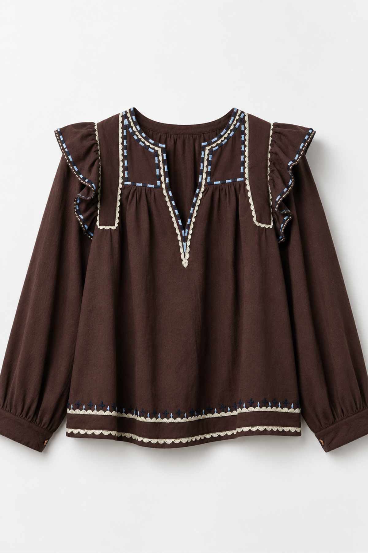 BLUSA KATMANDU TWILL MARRON