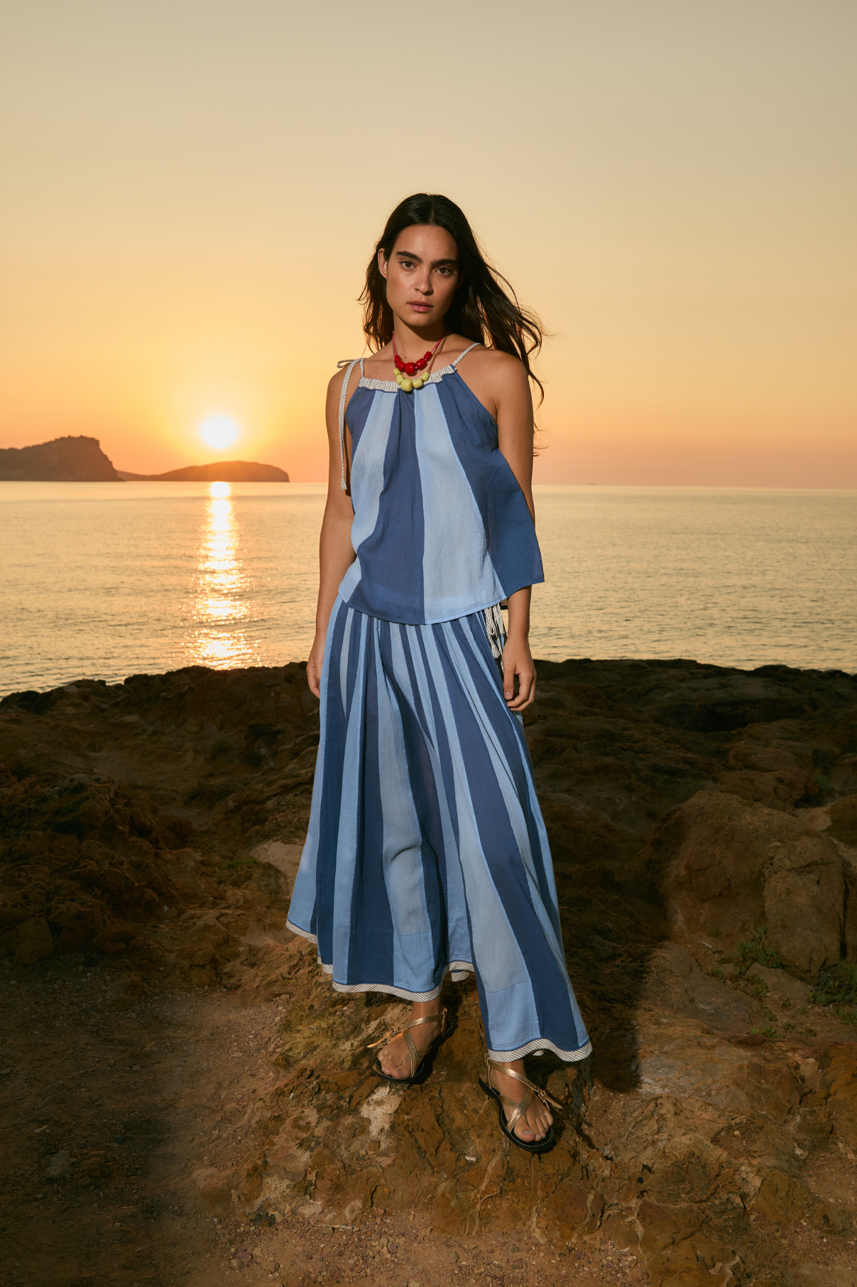 TOTAL LOOK CIRCO VOILE AZUL