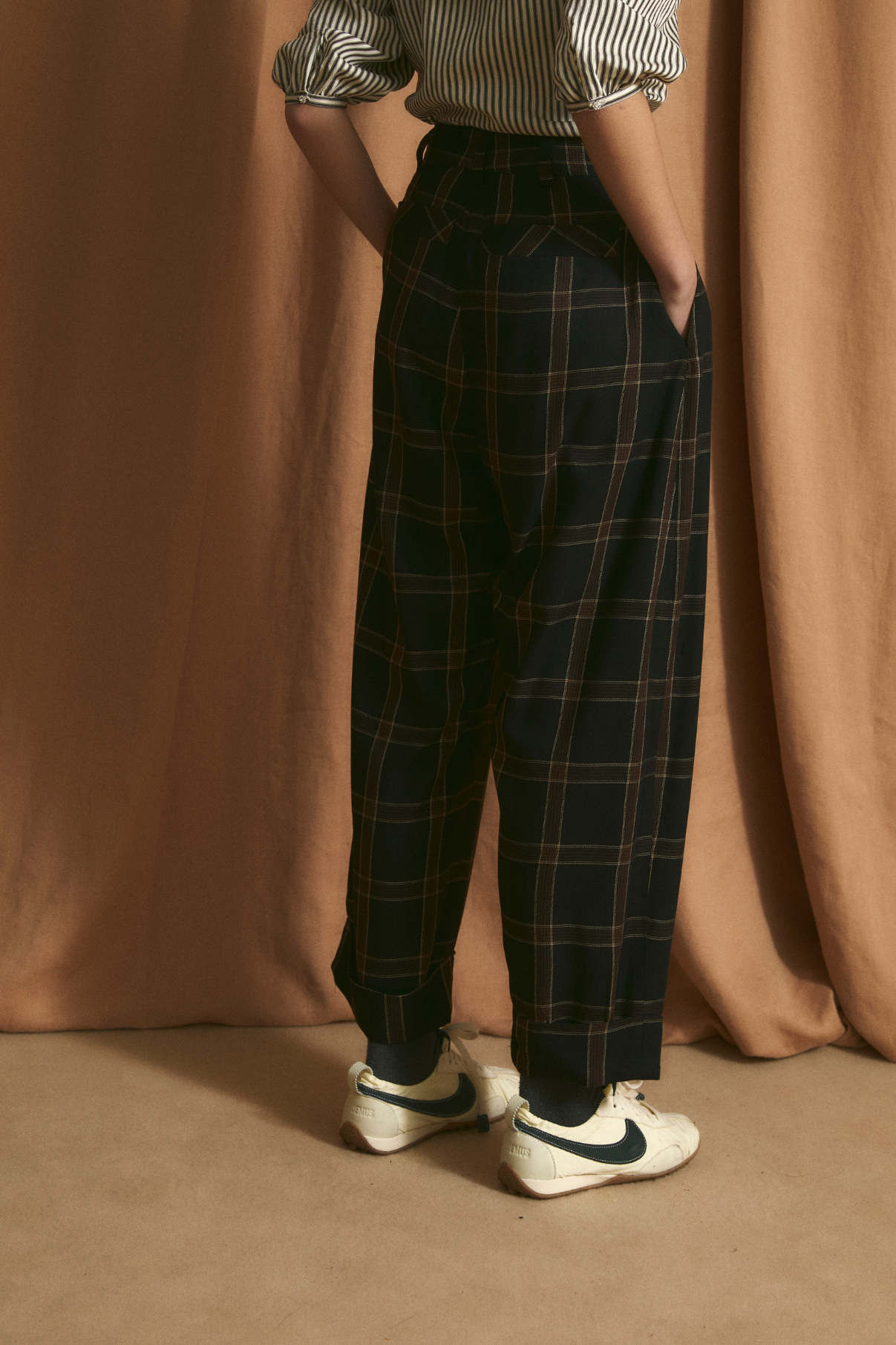MAR BERLIN BROWN TROUSERS