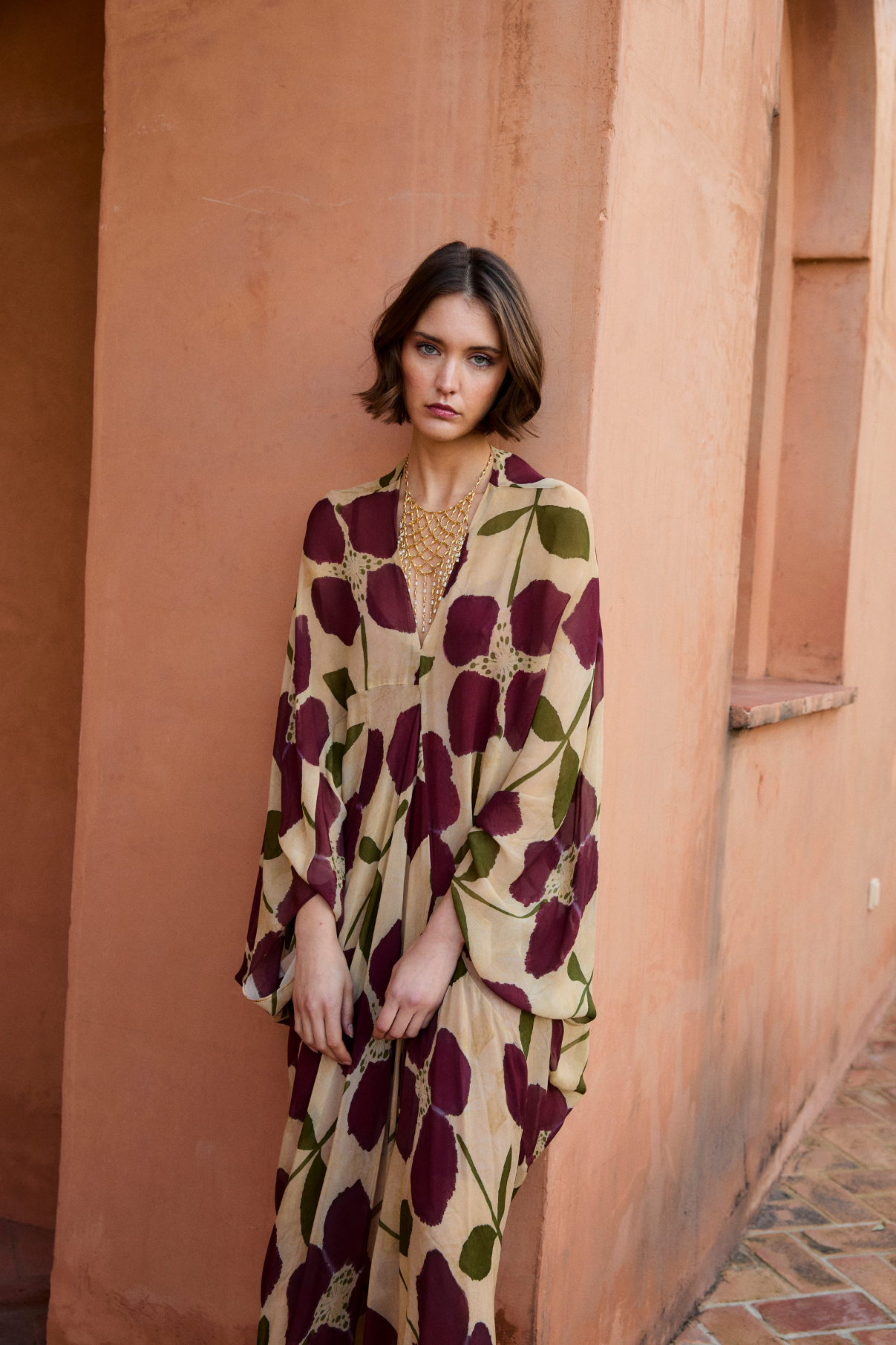 VESTIDO VERO LIRIO BURGUNDY