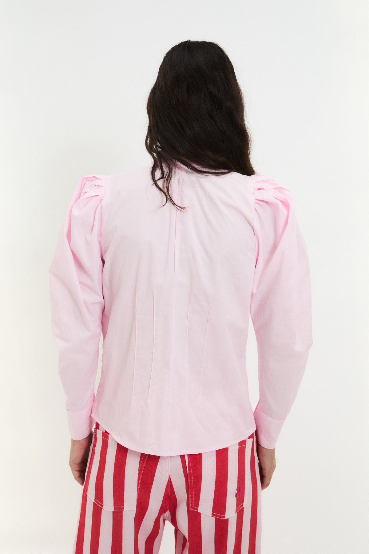 PAJARITA PINK POPLIN BLOUSE