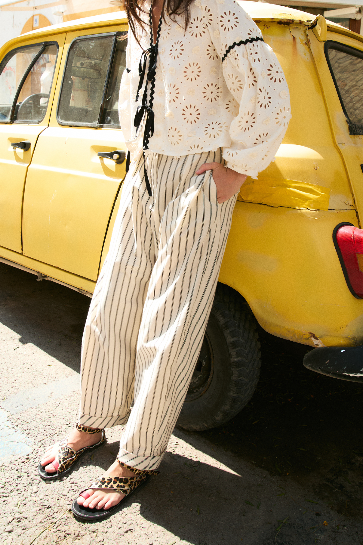 PANTALON MAR RAYA NEGRO