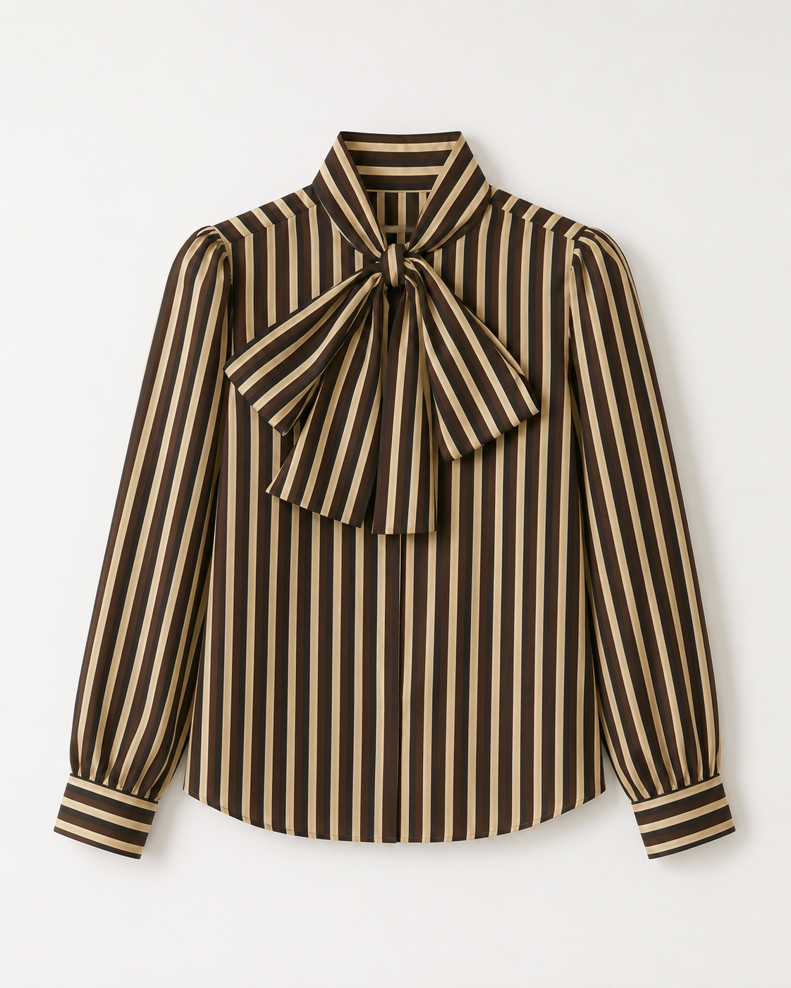 BLUSA LAZO TRIO MARRON