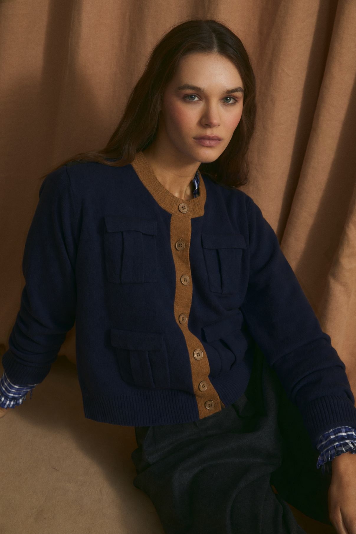 CHAQUETA MILITAR PUNTO MARINO