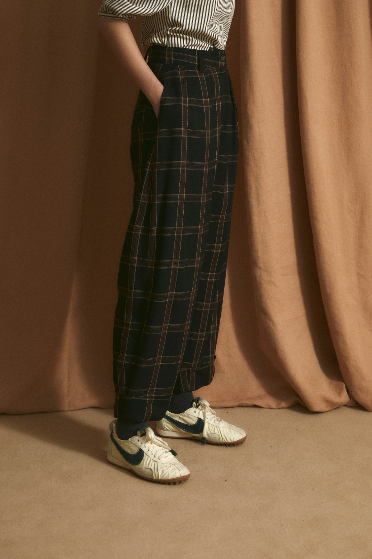 MAR BERLIN BROWN TROUSERS