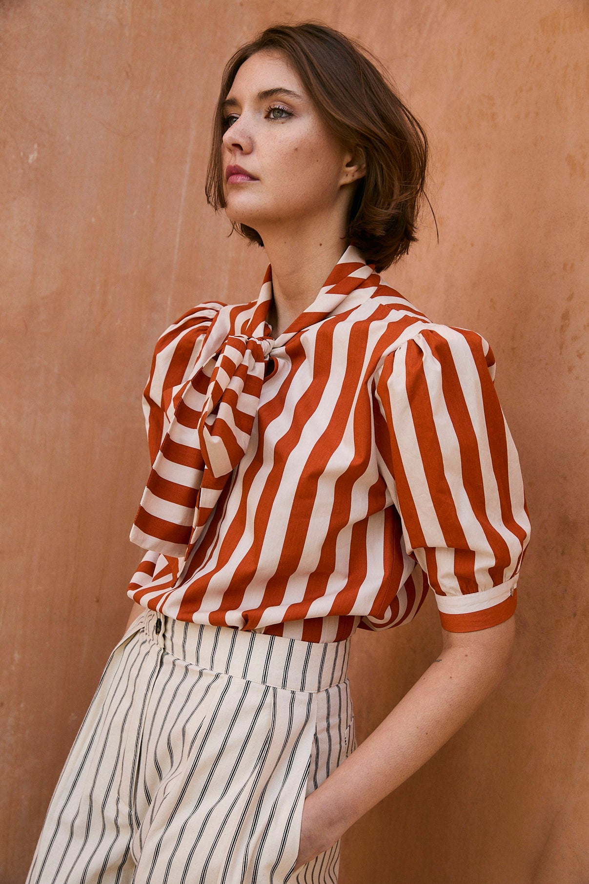 BLUSA LULU RAYAS TEJA