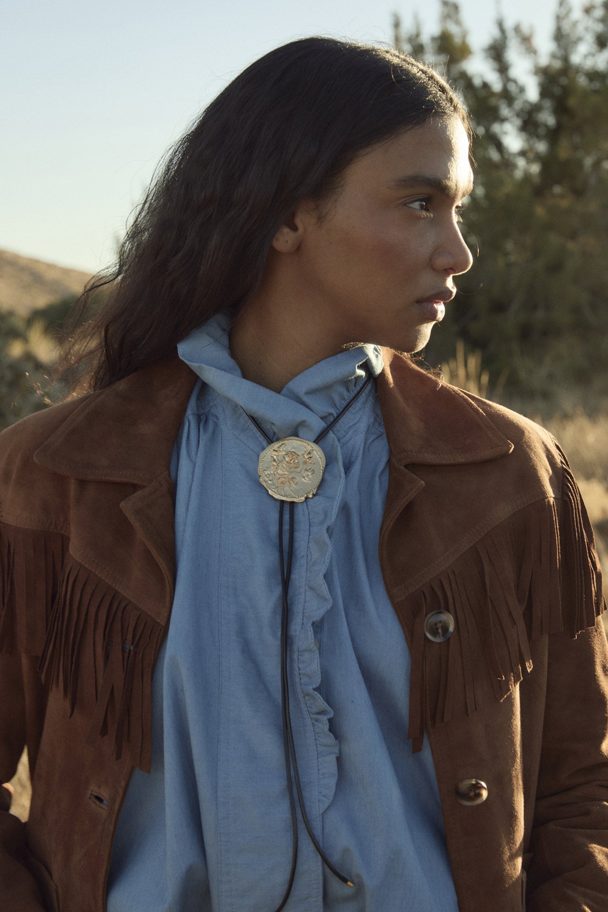 BLOUSE EN DENIM MARIBEL