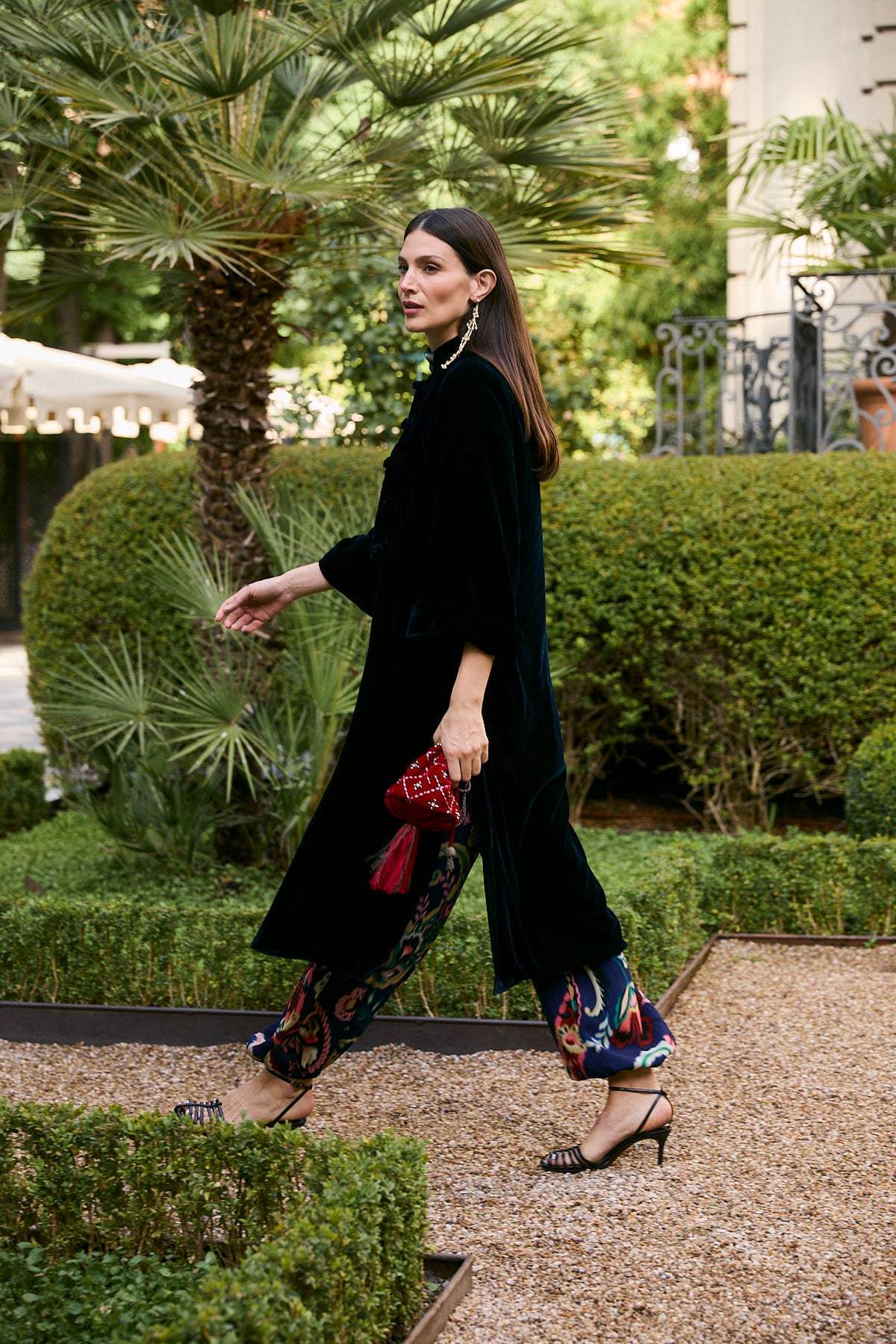 JAPON VELVET NAVY COAT
