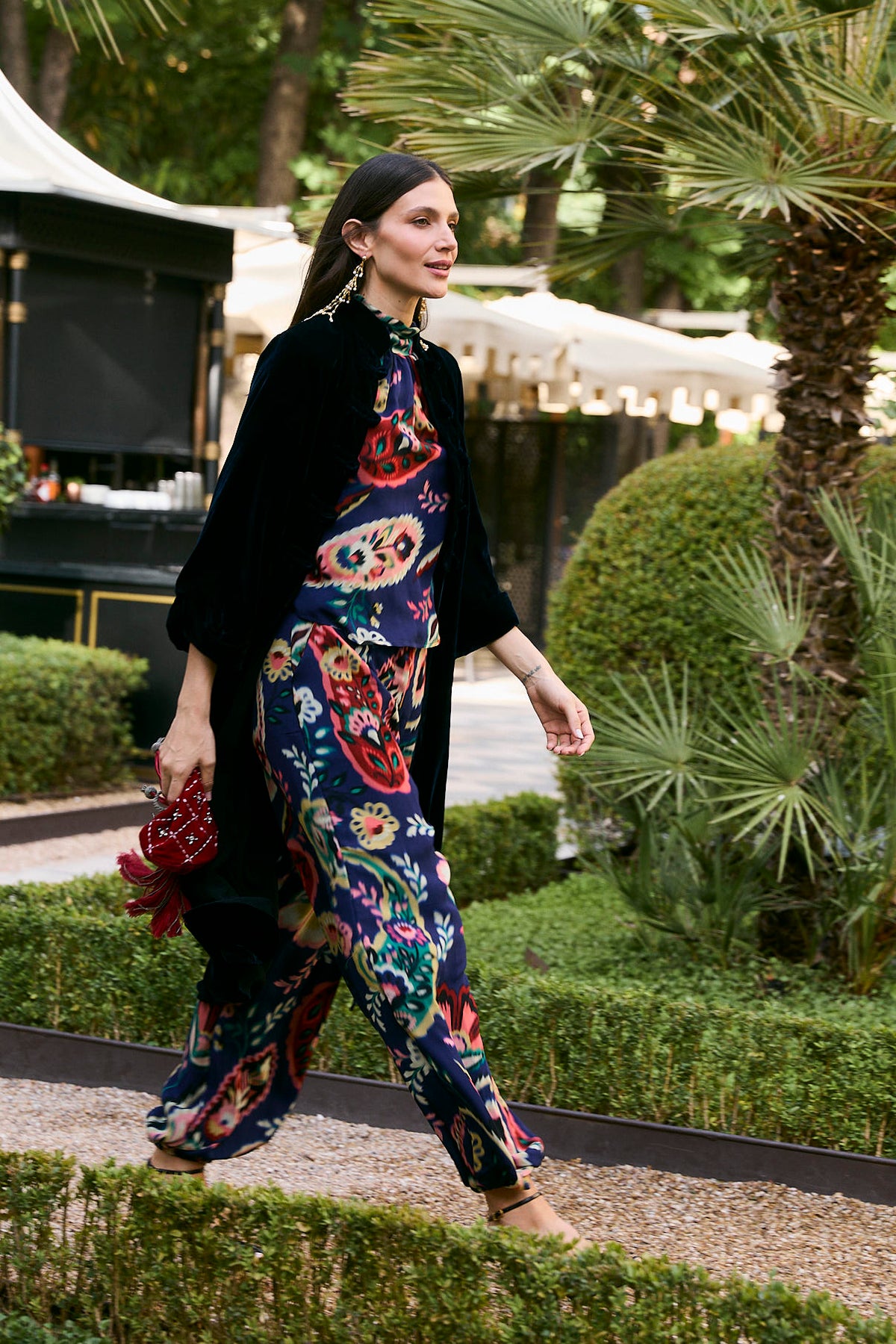 JAPON VELVET NAVY COAT
