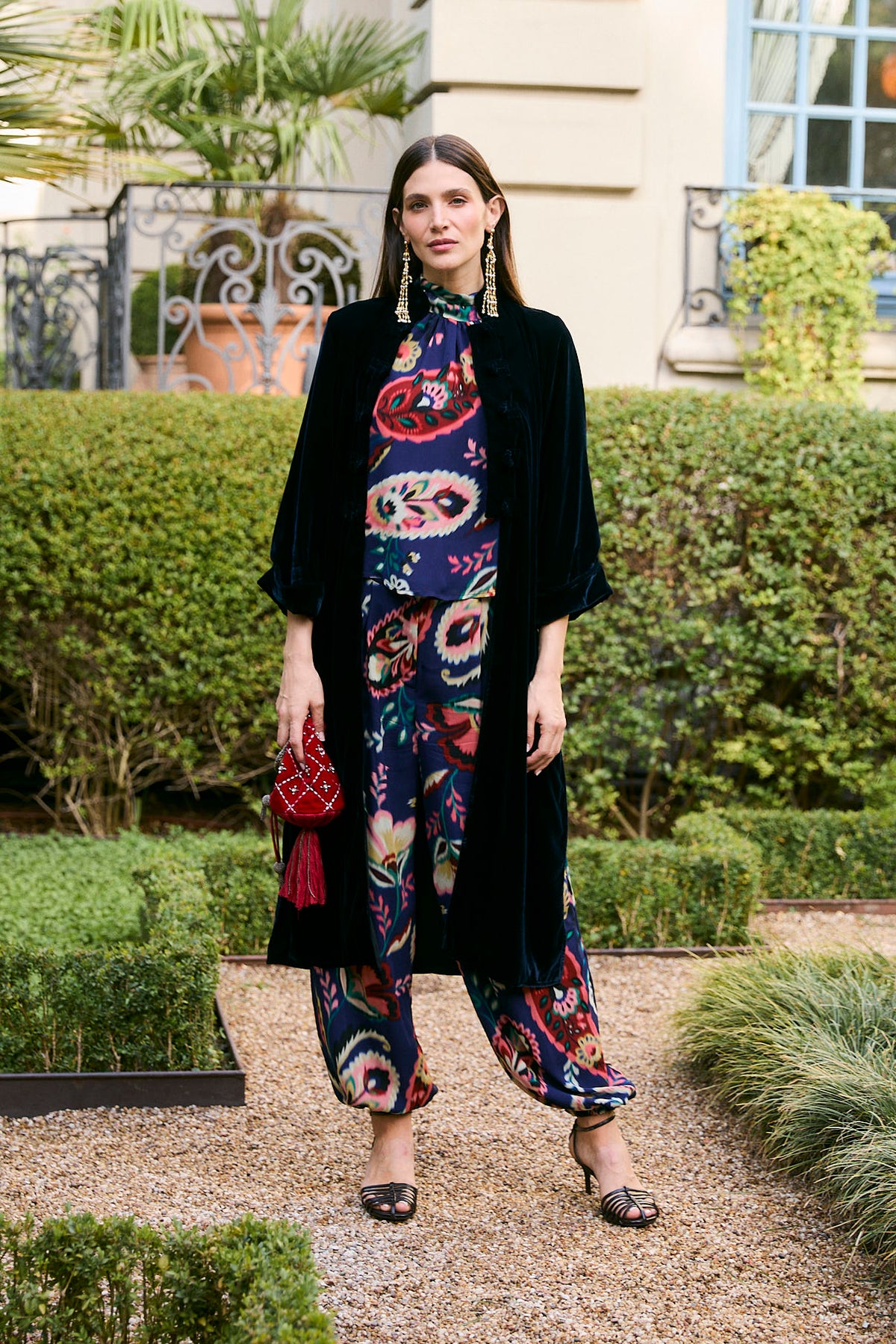 JAPON VELVET NAVY COAT