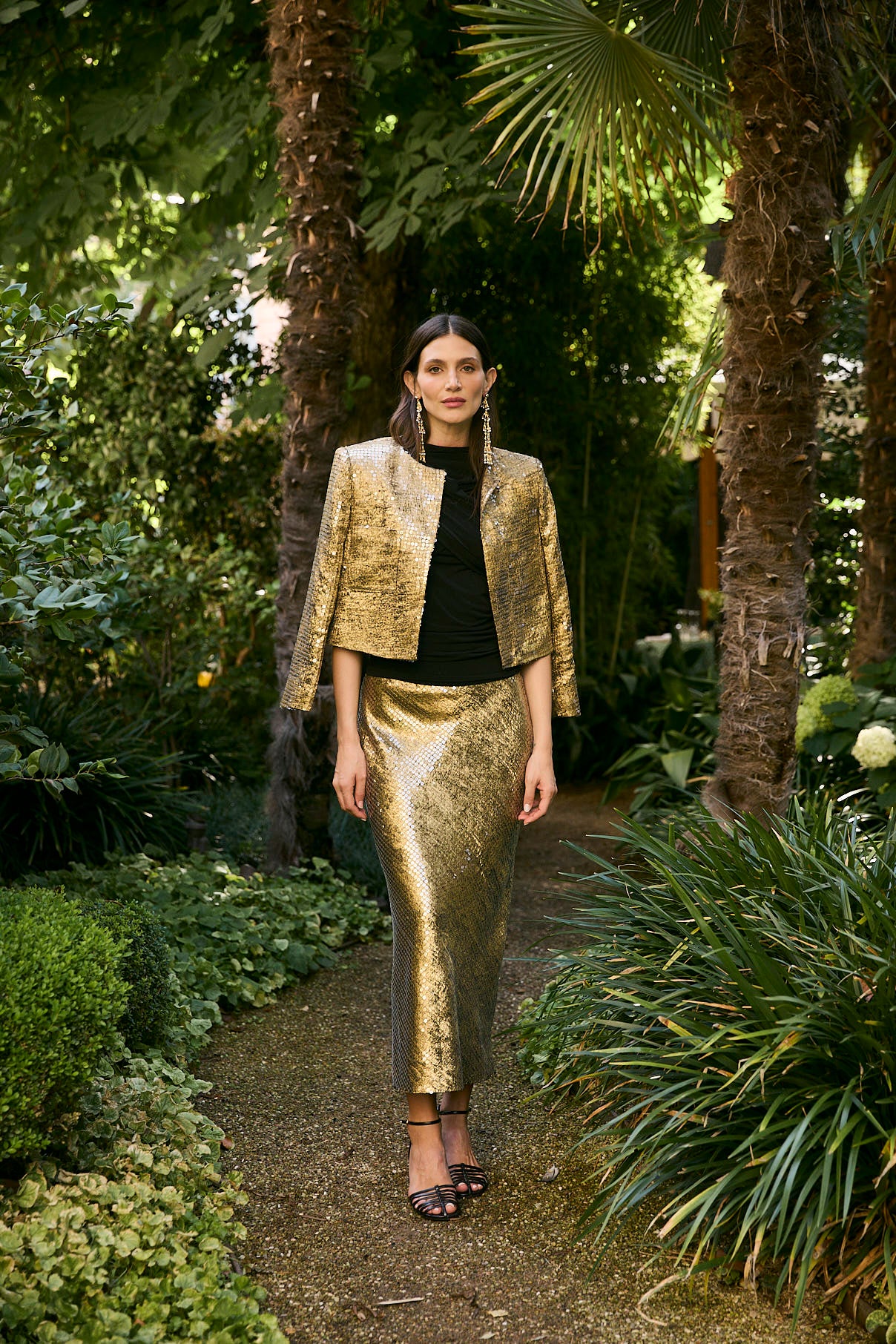 BIES LENTEJUELA GOLD SKIRT