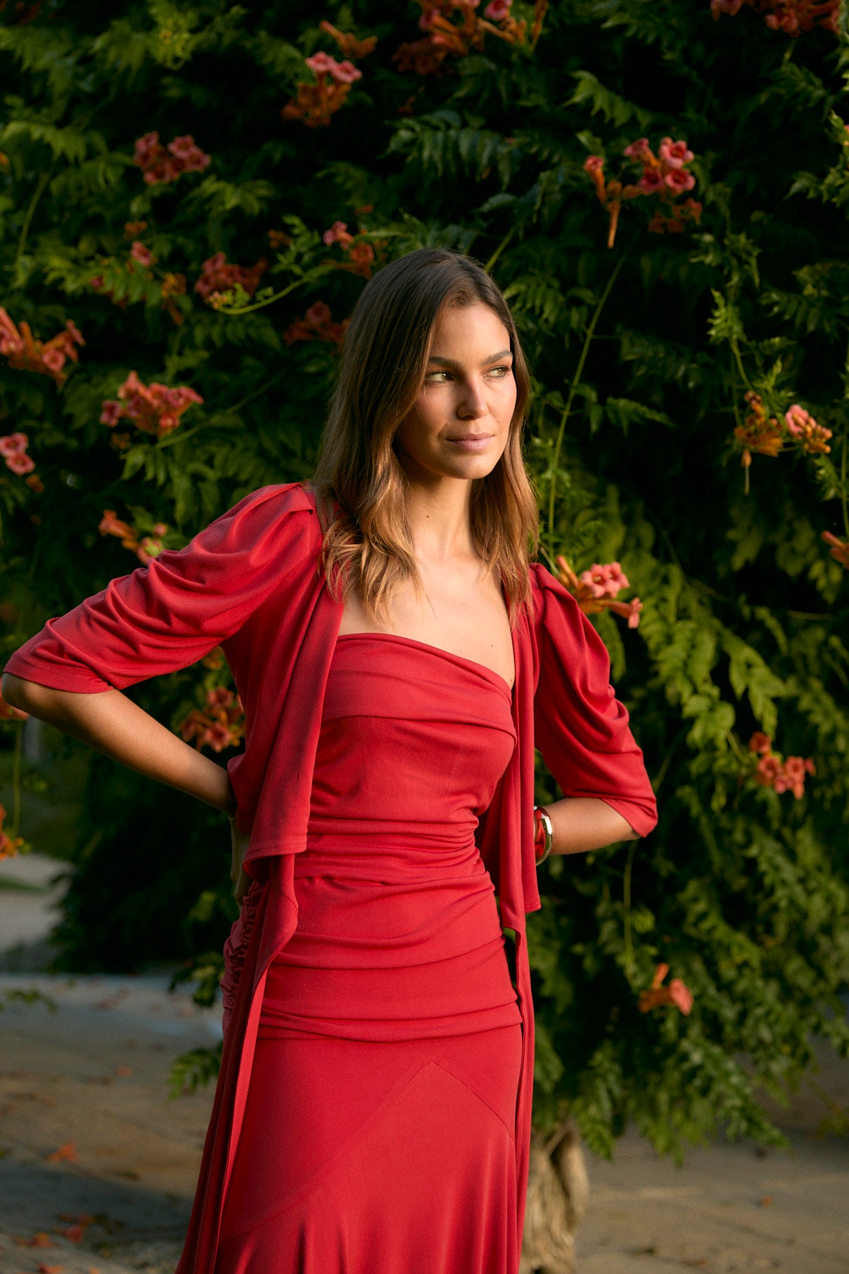 TOP CORINA PUNTO ROJO