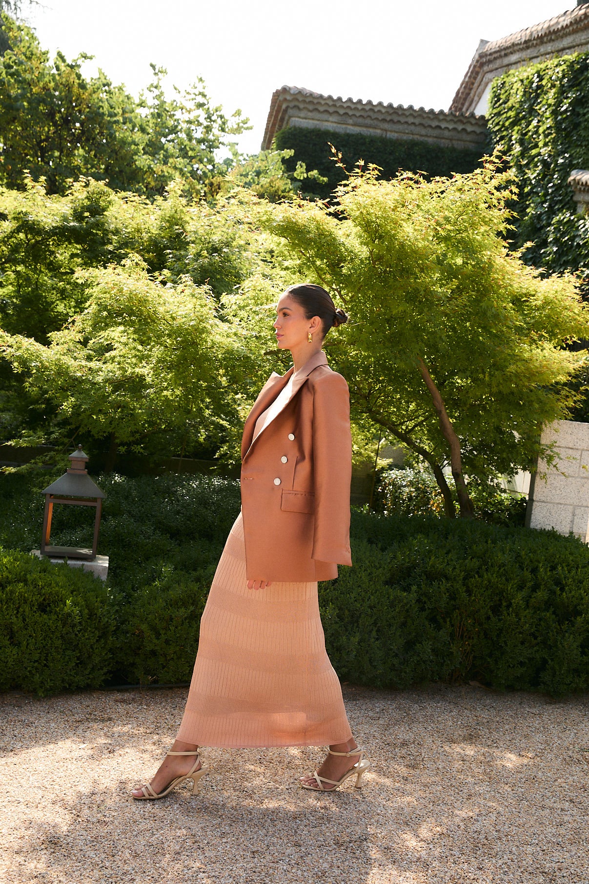 FALDA LUREX PUNTO COBRE