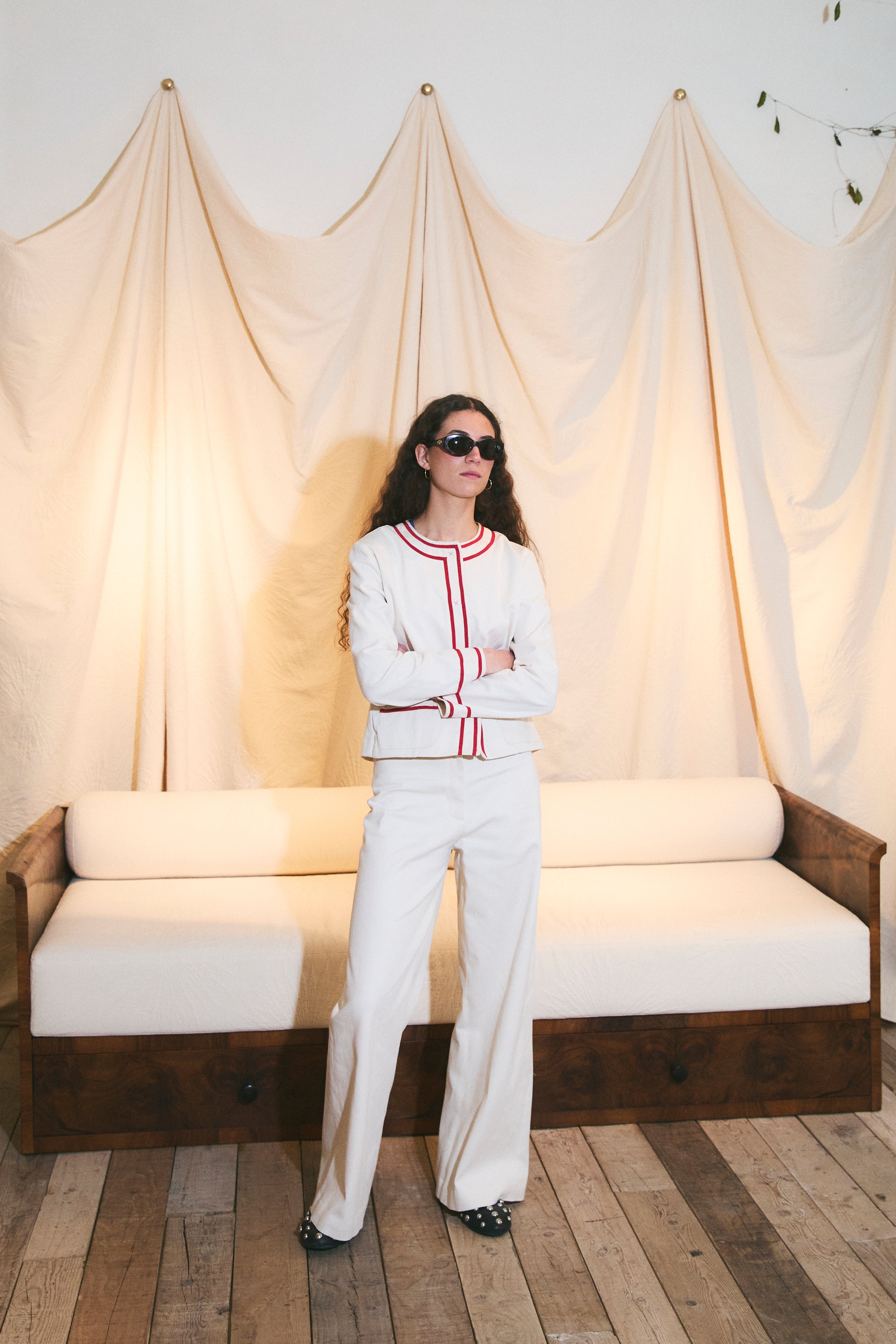 PANTALÓN LORENCE SARGA CRUDO