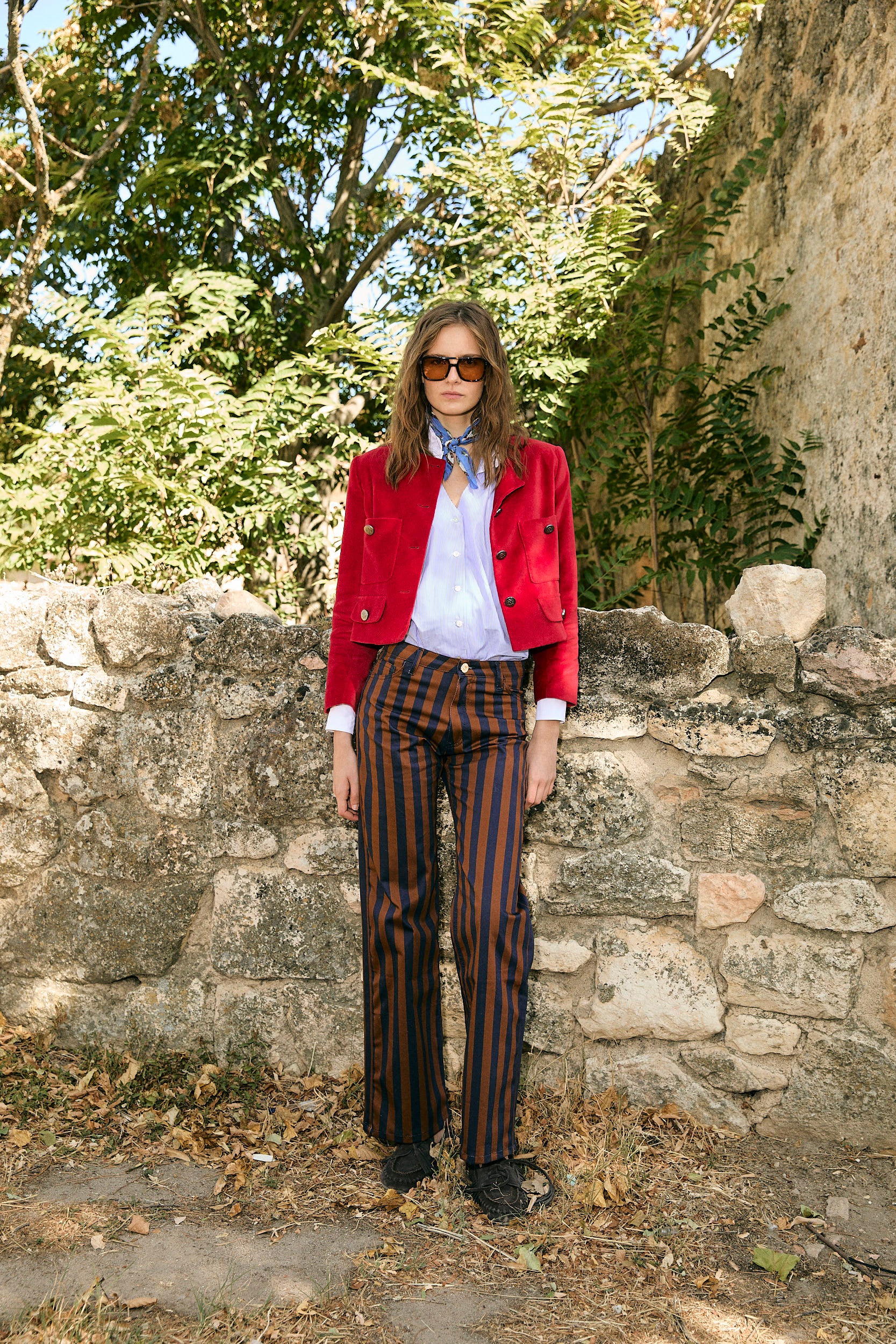 JEANS MONKEY RAYAS MARRON