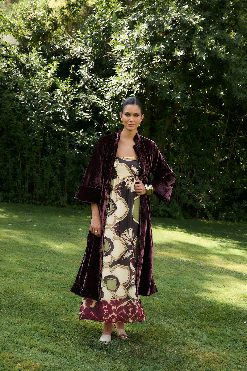 MANTEAU JAPON VELVET VIN