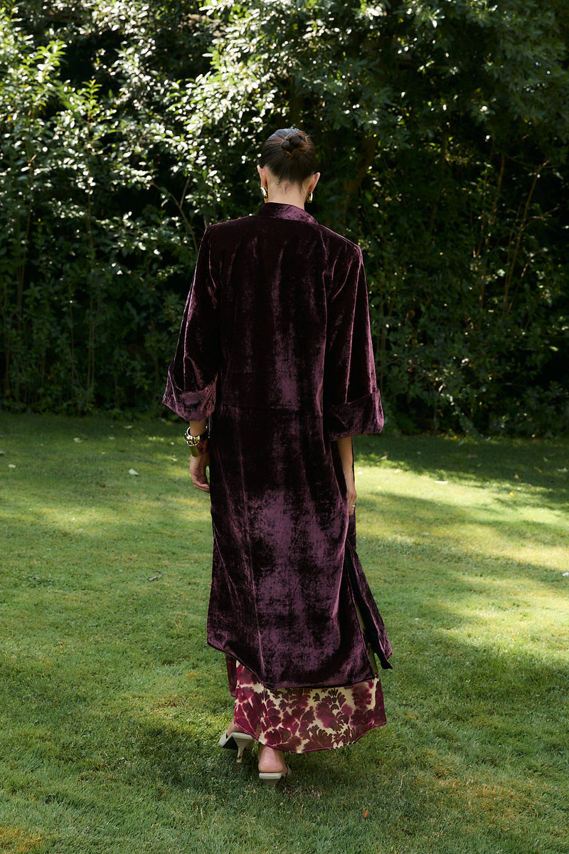MANTEAU JAPON VELVET VIN
