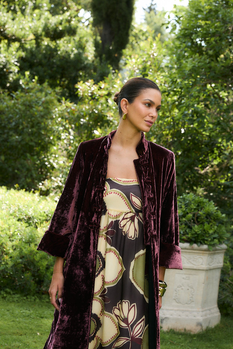 MANTEAU JAPON VELVET VIN