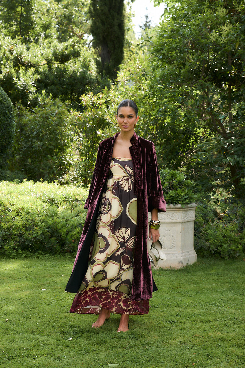 MANTEAU JAPON VELVET VIN