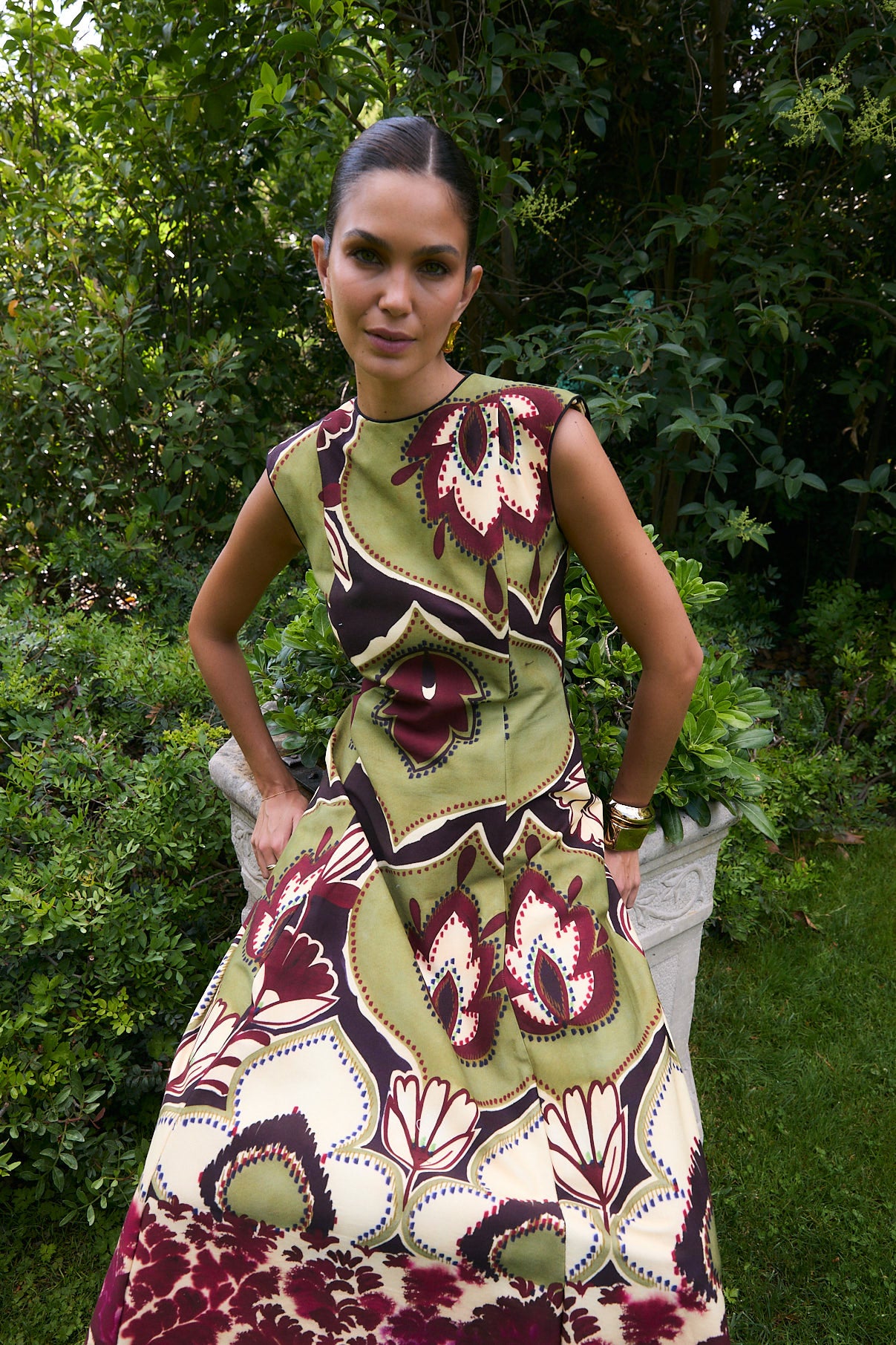 VESTIDO COLUMN JOANA FRAMBUESA