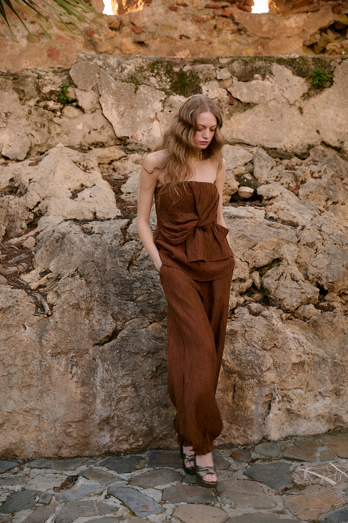 TOTAL LOOK LINDA ARRUGUILLA TEJA