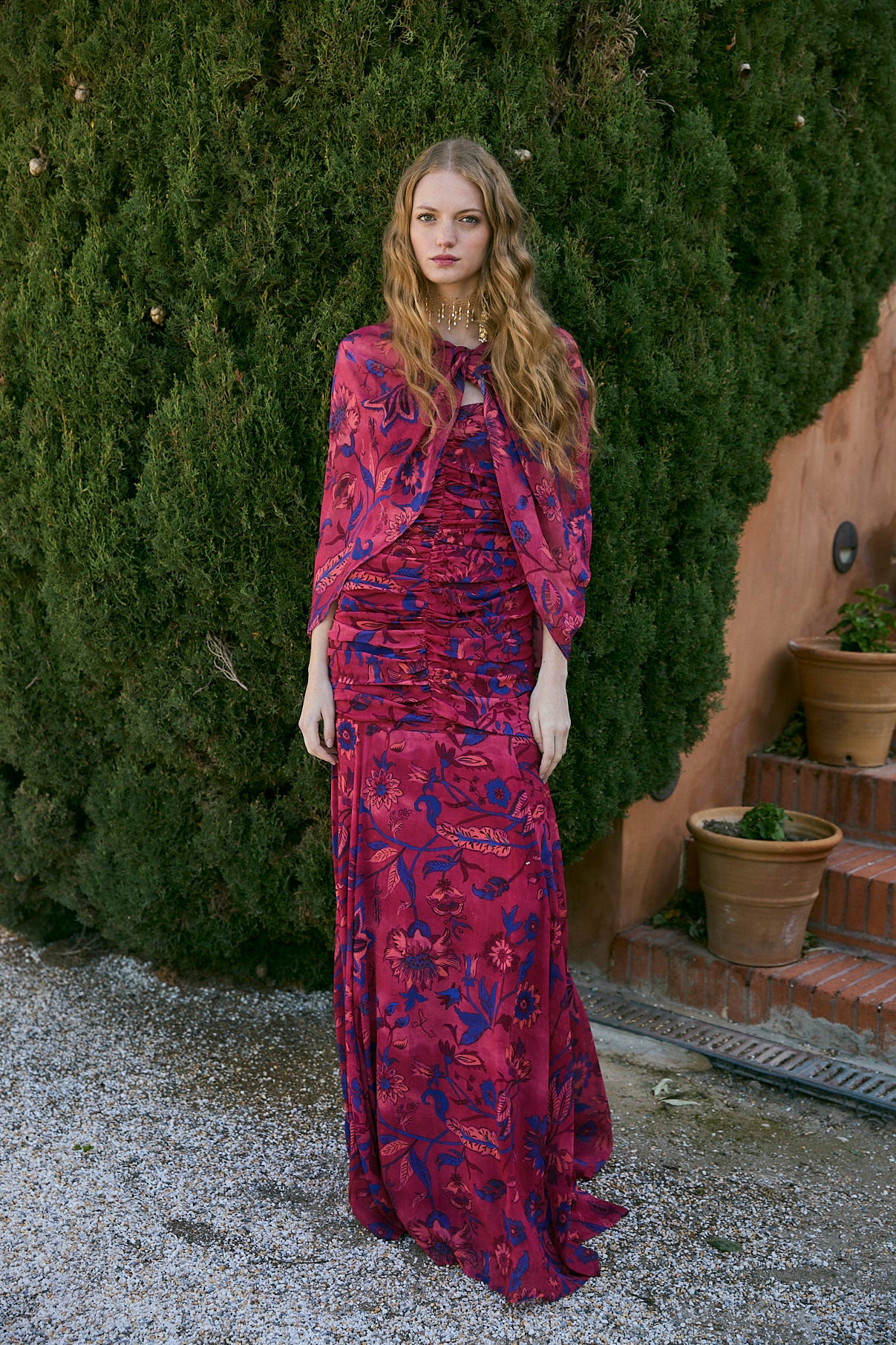 VESTIDO JANE INDIANA MAGENTA