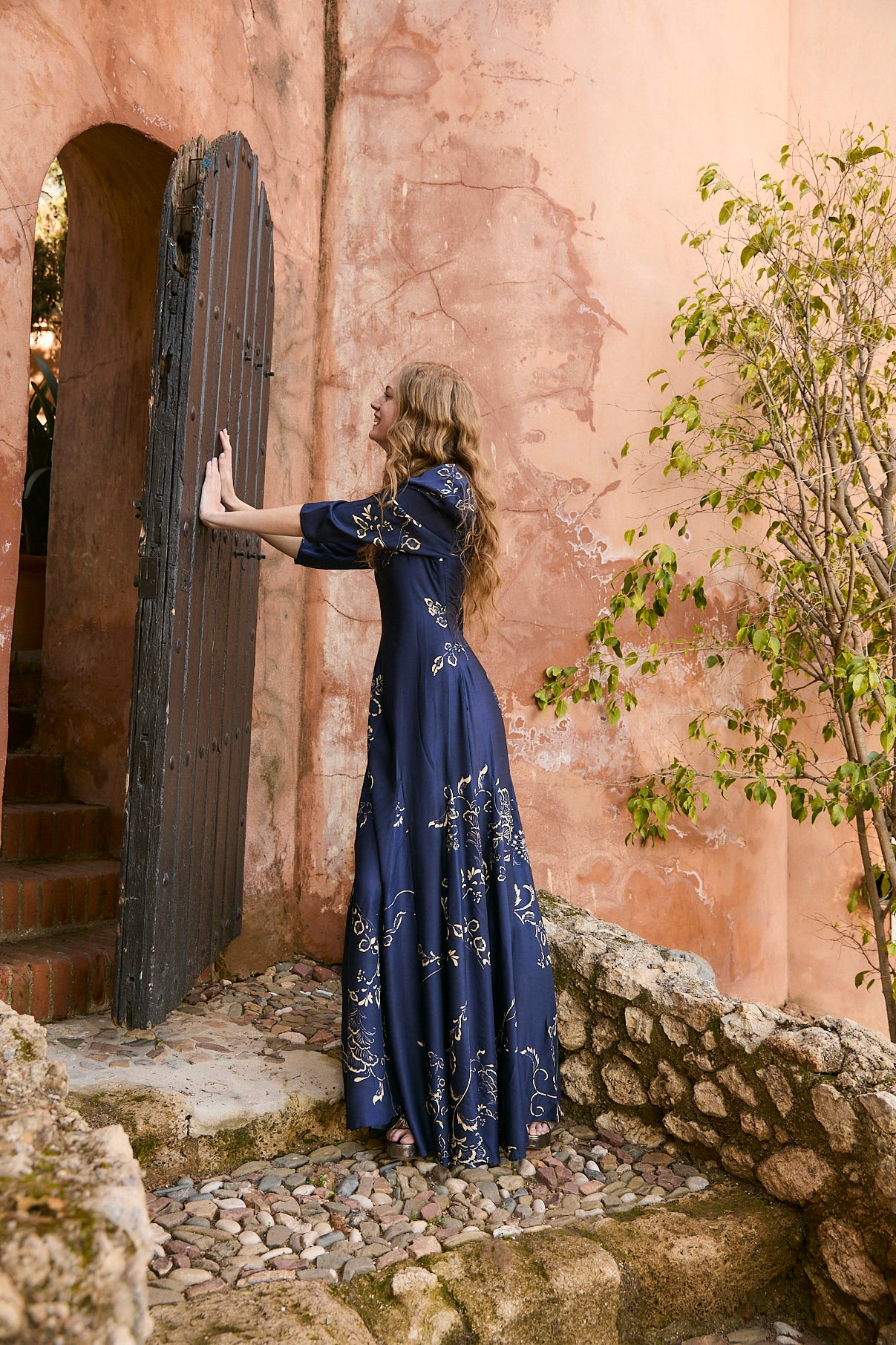 VESTIDO RAMONA RAMAS AZUL