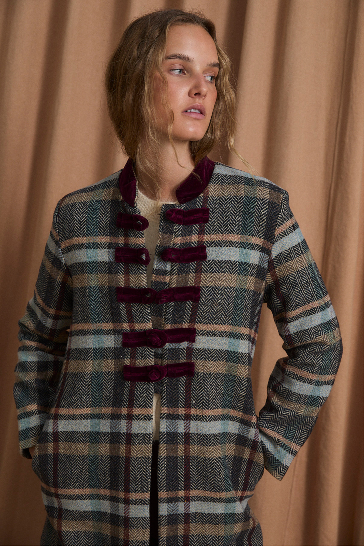 ABRIGO CHINISKI COTSWOLDS AZUL