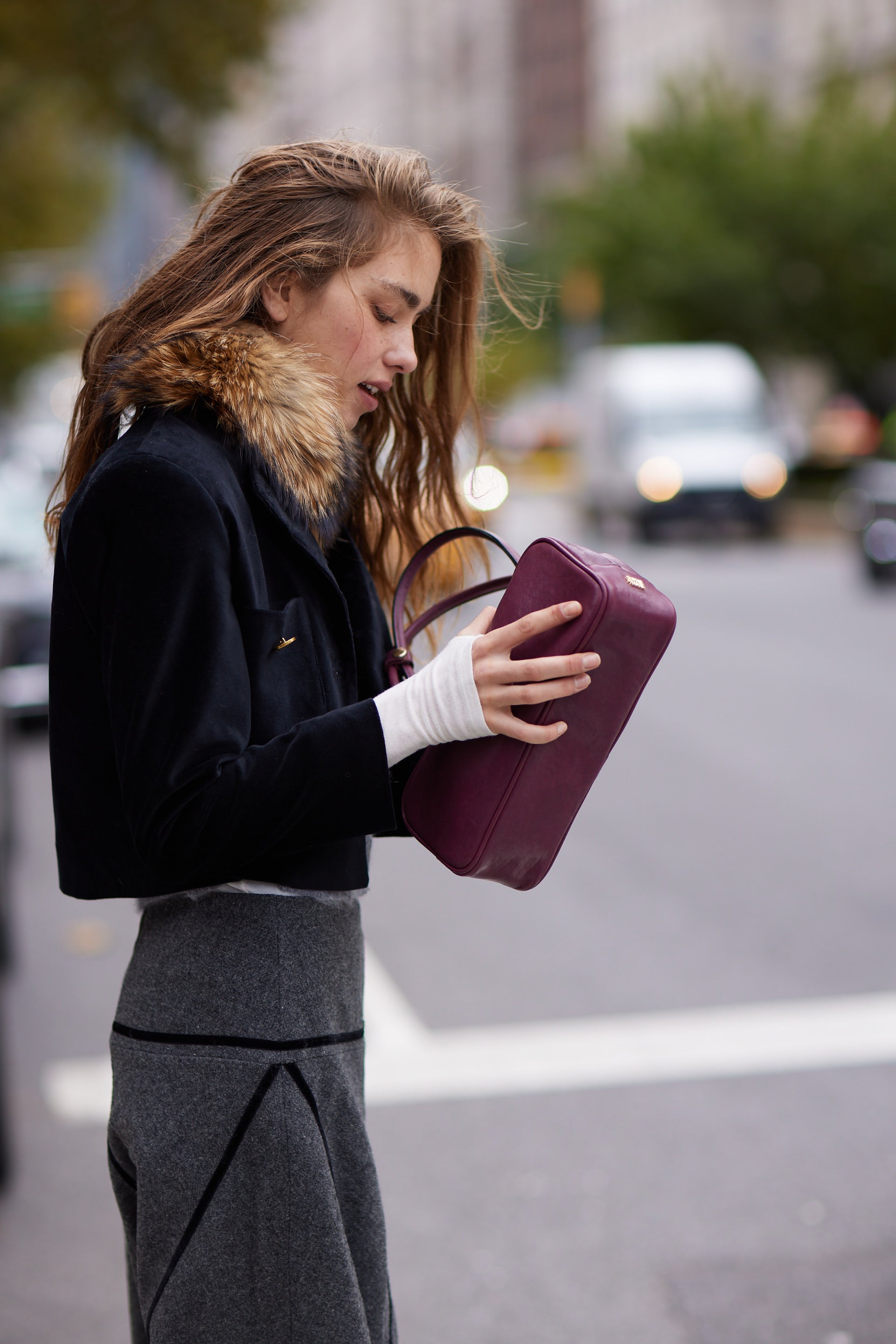 CHAQUETA AINA VELVET NEGRO