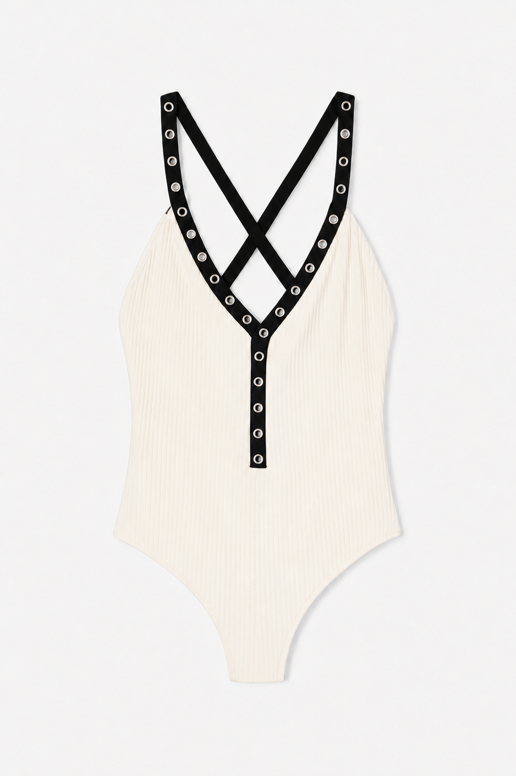 HAILEY CANUTILLO ECRU SWIMSUIT