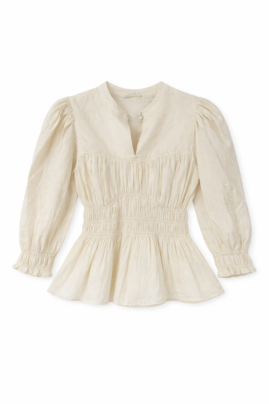 CISNE NACAR ECRU BLOUSE