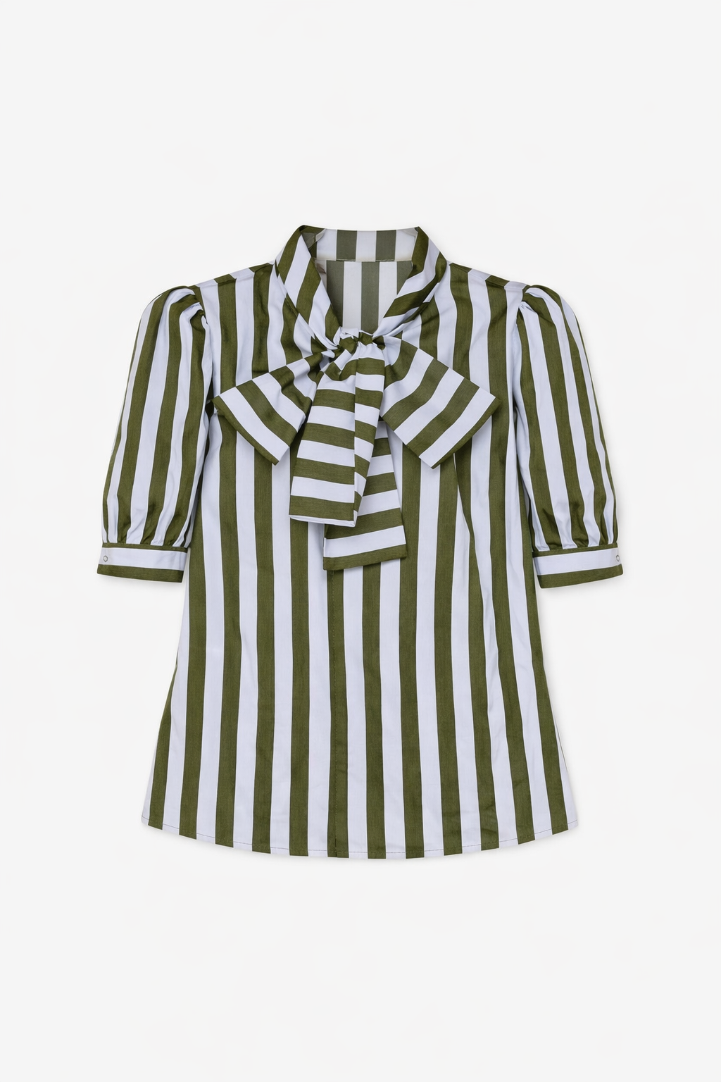 BLUSA LULU RAYAS VERDE