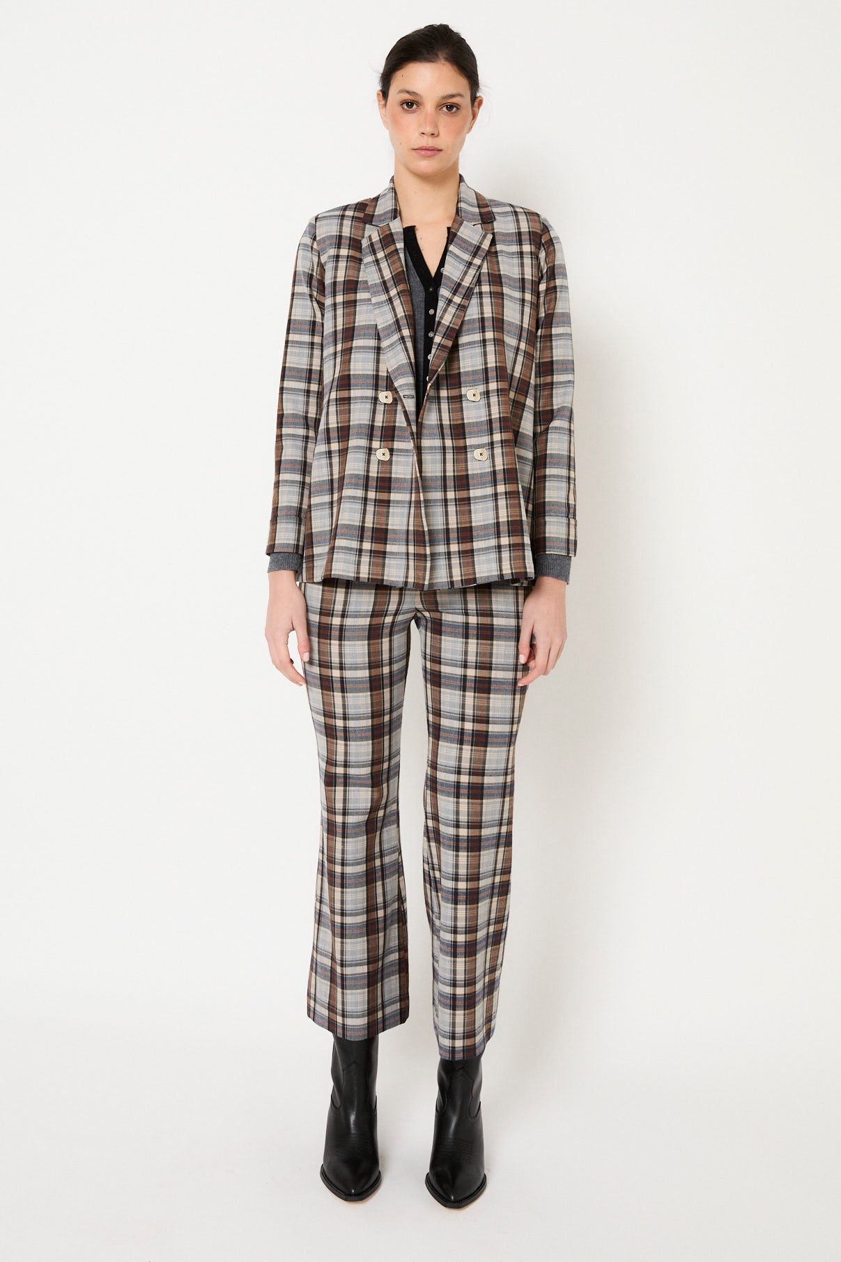 TOTAL LOOK ICON TARTAN MARRON