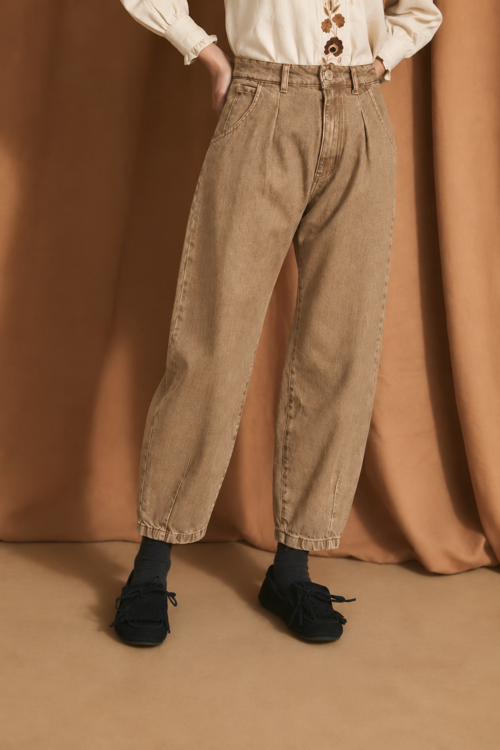 JEANS BOYFRIEND SARGA BEIGE
