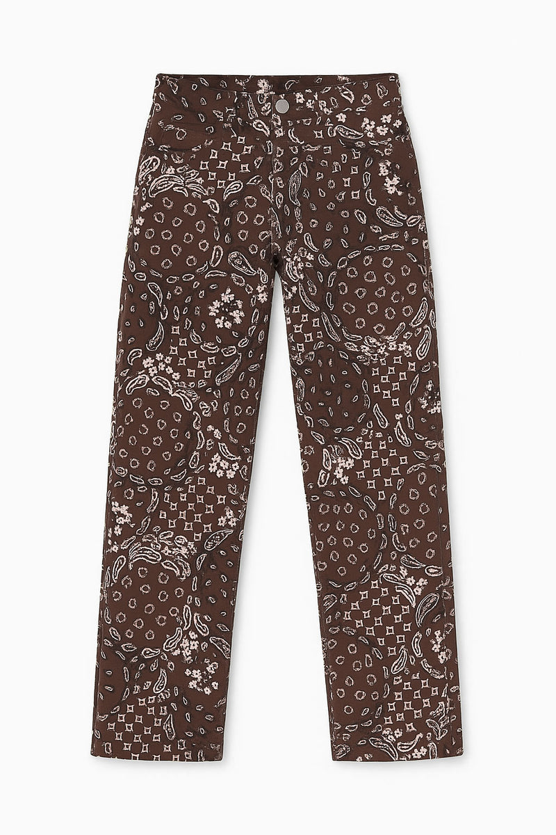 JEANS MONKEY BANDANA MARRON