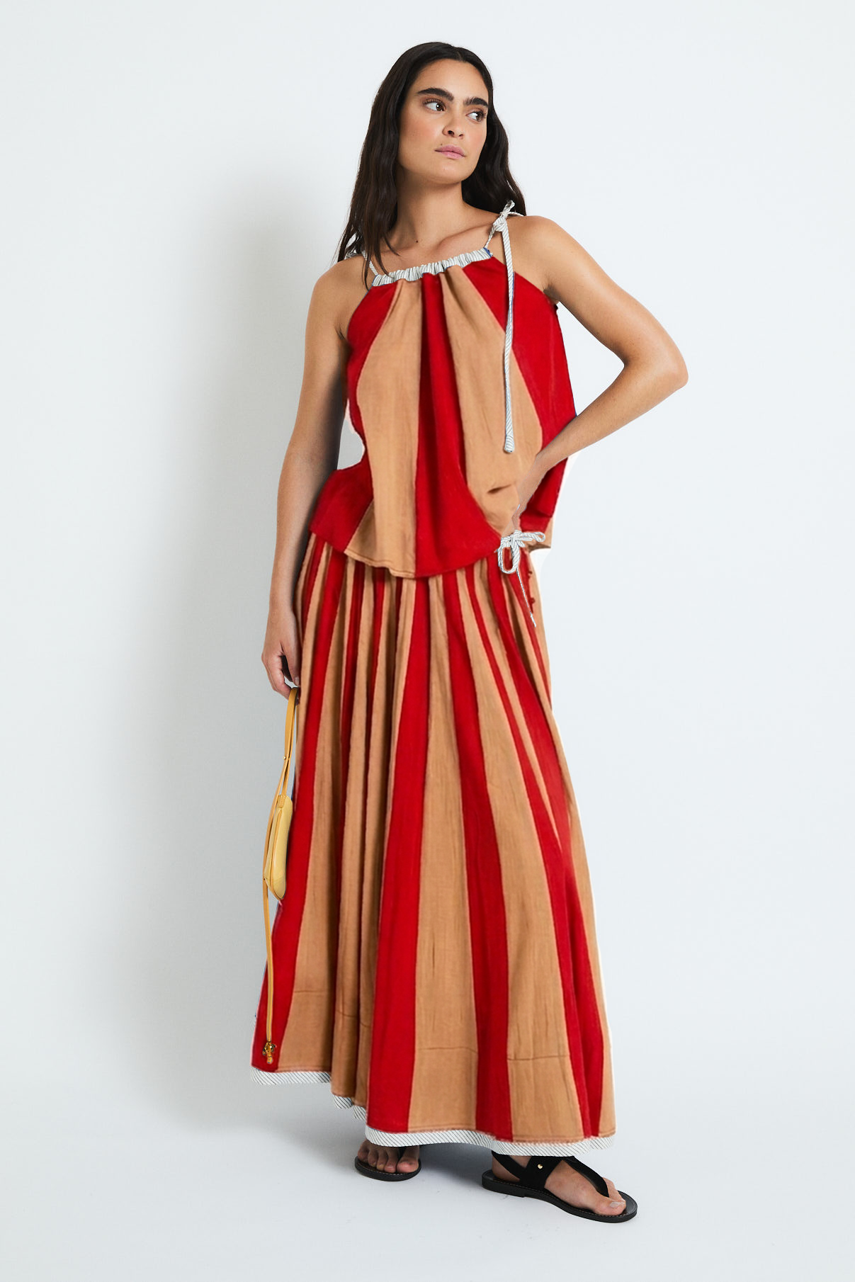 TOTAL LOOK CIRCO VOILE CAMEL