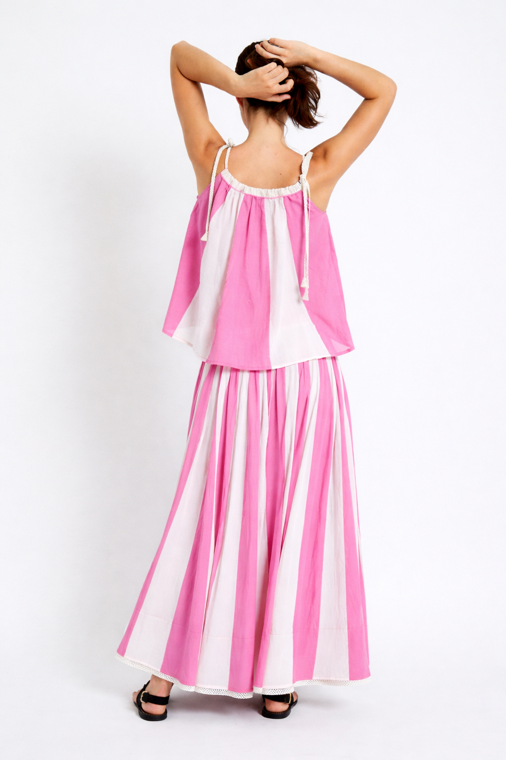 FALDA CIRCO VOILE ROSA