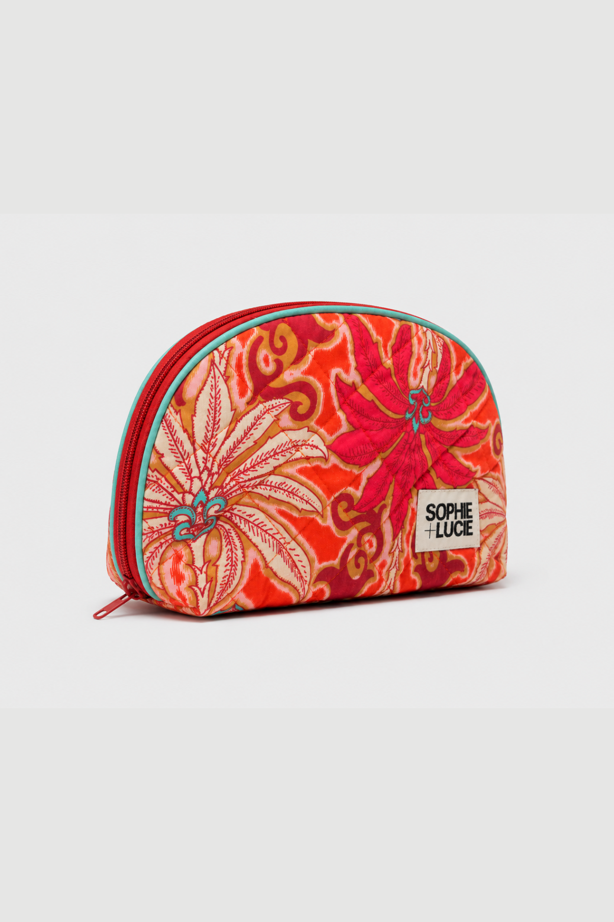 TULA PALMAS RED TOILETRY BAG