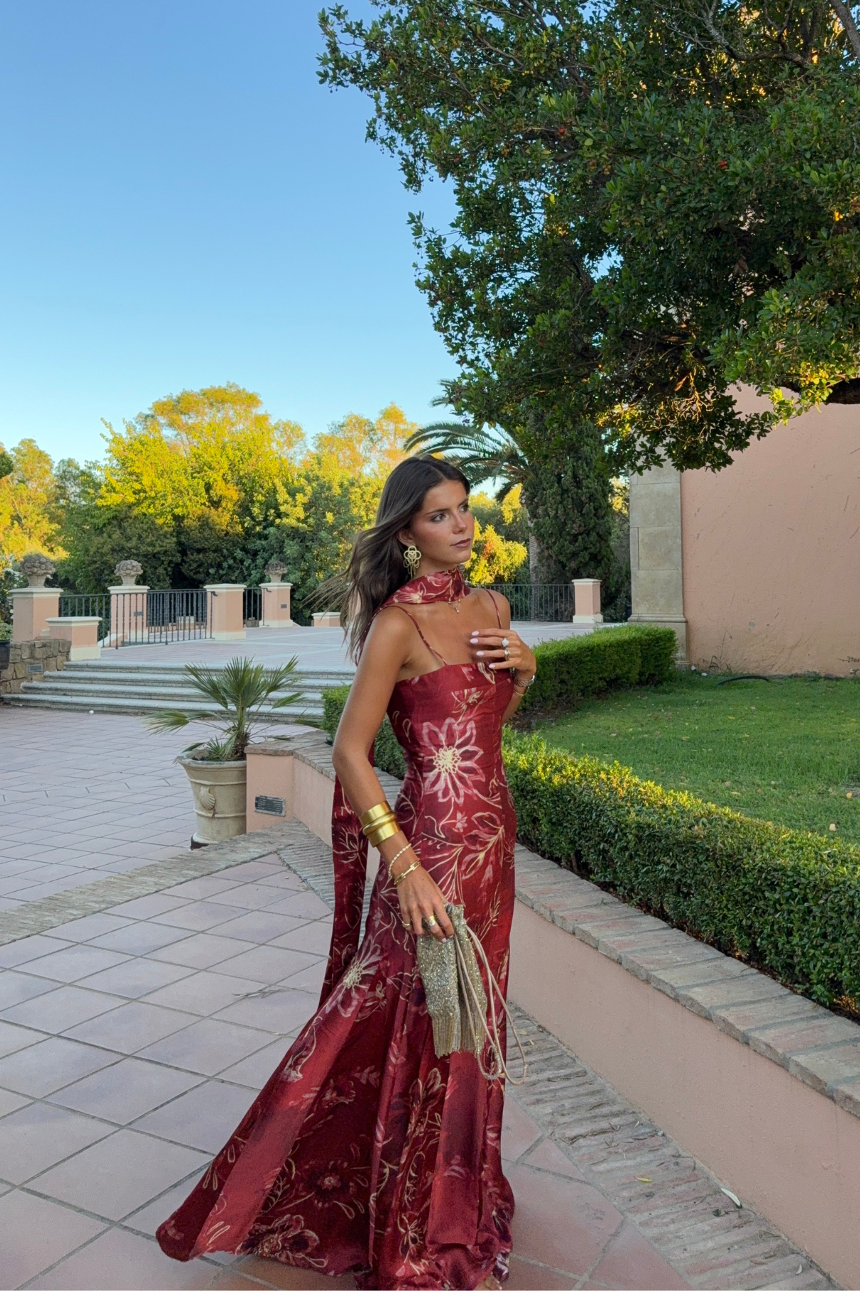 VESTIDO CORINTIA PEONIA CARMIN