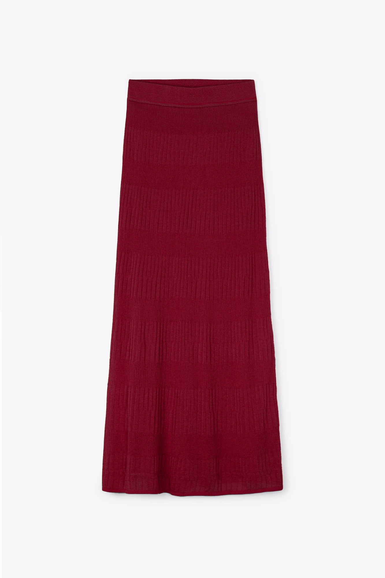 FALDA LUREX PUNTO BURGUNDY