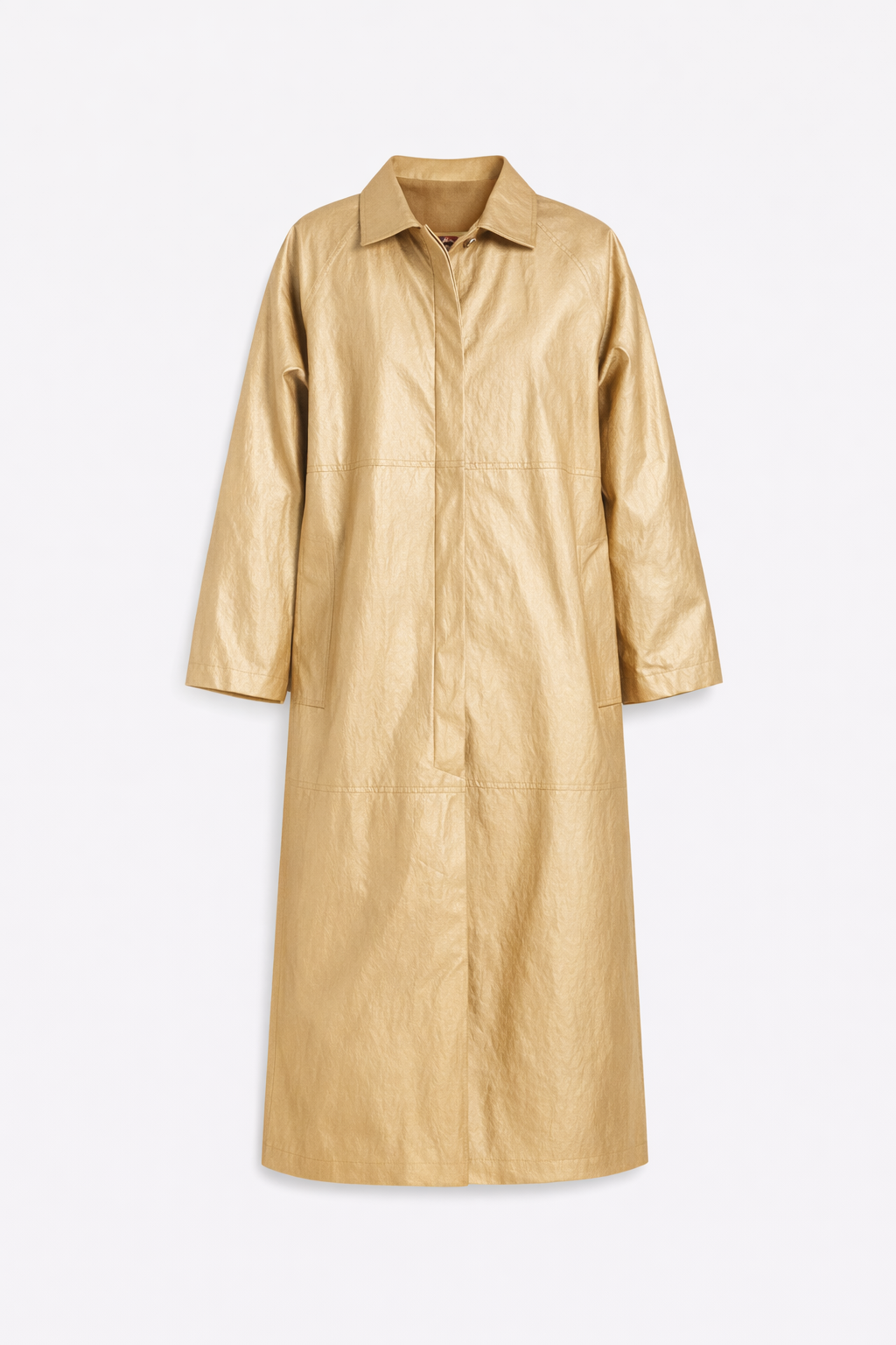 GABARDINA ORO METAL DORADO