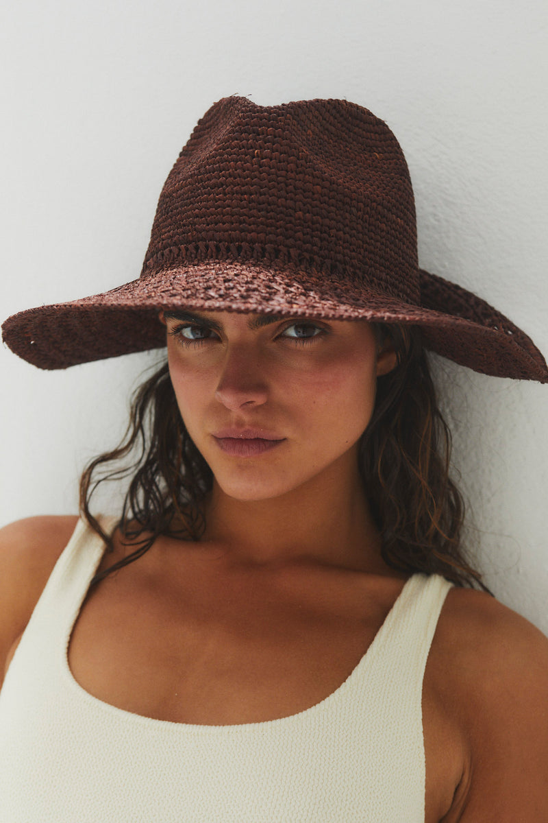 OLIVIA BROWN HAT