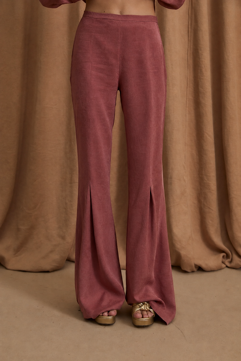 PANTALON ICON CUPRO BURGUNDY