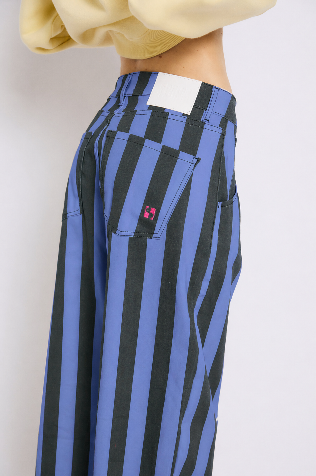 JEANS BOYFRIEND BARRAS VERDE