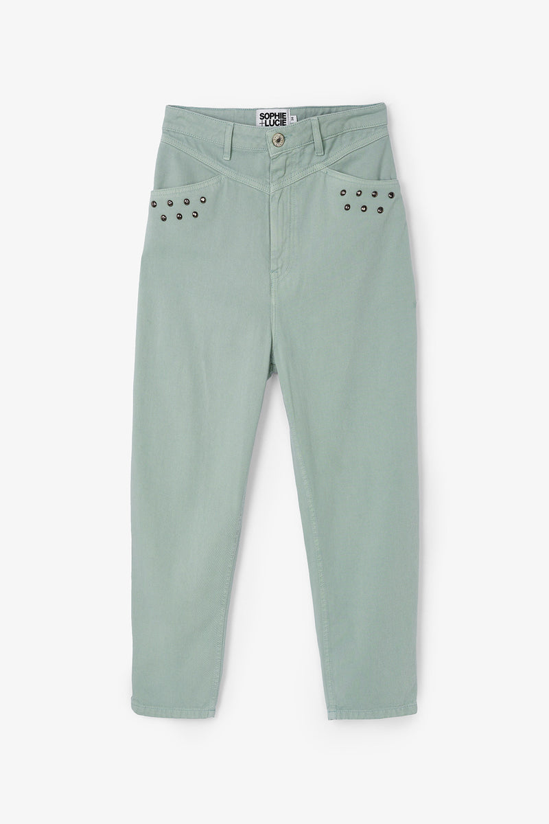 LUCCI STUDDED WATER JEANS